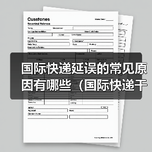 国际快递延误的常见原因有哪些（国际快递干货知识分享）（图2）