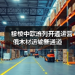 穆棱中欧班列开通运营 俄木材运输新通道（图1）