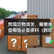 跨境货物清关，需要准备哪些必备资料（跨境物流干货知识分享）（图3）
