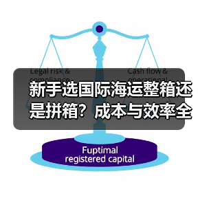 新手选国际海运整箱还是拼箱?成本与效率全解析(图1) 新手选国际海运整箱还是拼箱?成本与效率全解析(图1)
