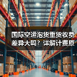 国际空运泡货重货收费差异大吗？详解计费原则和费用计算（图1）