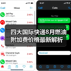 四大国际快递8月燃油附加费价格最新解析（图1）