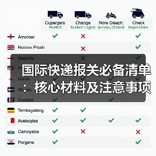 国际快递报关必备清单:核心材料及注意事项全解析(图1) 国际快递报关必备清单:核心材料及注意事项全解析(图1)