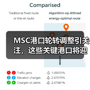MSC港口轮转调整引关注，这些关键港口将迎变化（图1）