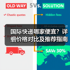 国际快递哪家便宜?详细价格对比及推荐指南(图1) 国际快递哪家便宜?详细价格对比及推荐指南(图1)