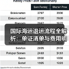 国际海运退运流程全解析:单证清单与费用明细(图1) 国际海运退运流程全解析:单证清单与费用明细(图1)
