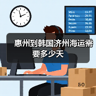 惠州到韩国济州海运需要多少天（图1）