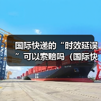 国际快递的“时效延误”可以索赔吗(国际快递干货知识分享)(图3) 国际快递的“时效延误”可以索赔吗(国际快递干货知识分享)(图3)