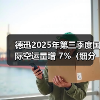 德迅2025年第三季度国际空运量增 7%（细分市场突围与成本战下的韧性增长）（图2）