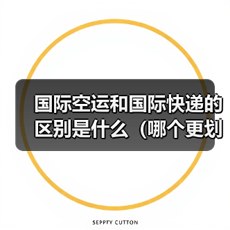 国际空运和国际快递的区别是什么(哪个更划算)(图3) 国际空运和国际快递的区别是什么(哪个更划算)(图3)