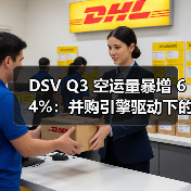 DSV Q3 空运量暴增 64%：并购引擎驱动下的增长与隐忧（国际物流新闻资讯）（图3）