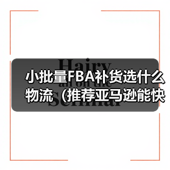 小批量FBA补货选什么物流（推荐亚马逊能快速上架的渠道）（图4）