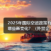2025年国际空运政策有哪些新变化？（外贸企业需要注意什么）（图3）