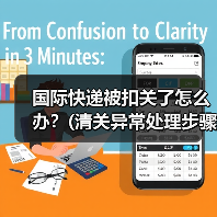 国际快递被扣关了怎么办？(清关异常处理步骤)（图2）