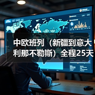 中欧班列（新疆到意大利那不勒斯）全程25天、行程10500公里（图3）