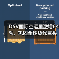 DSV国际空运量激增64%,巩固全球货代巨头地位(并购改写行业格局)(图2) DSV国际空运量激增64%,巩固全球货代巨头地位(并购改写行业格局)(图2)