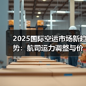 2025国际空运市场新趋势:航司运力调整与价格走向(国际空运干货知识分享)(图2) 2025国际空运市场新趋势:航司运力调整与价格走向(国际空运干货知识分享)(图2)