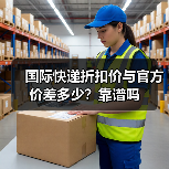 国际快递折扣价与官方价差多少？靠谱吗（图3）