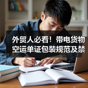 外贸人必看！带电货物空运单证包装规范及禁忌全解析（图4）