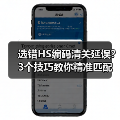 选错HS编码清关延误?3个技巧教你精准匹配(图1) 选错HS编码清关延误?3个技巧教你精准匹配(图1)