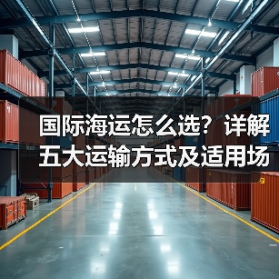 国际海运怎么选？详解五大运输方式及适用场景（图4）