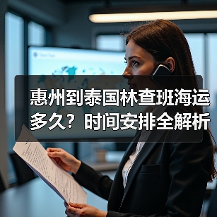 惠州到泰国林查班海运多久？时间安排全解析（图1）