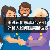 美线运价暴涨31.9%!外贸人如何破局舱位紧张与船期紊乱?(图1) 美线运价暴涨31.9%!外贸人如何破局舱位紧张与船期紊乱?(图1)