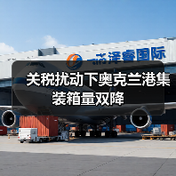 关税扰动下奥克兰港集装箱量双降(图1) 关税扰动下奥克兰港集装箱量双降(图1)