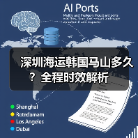 深圳海运韩国马山多久？全程时效解析（图1）
