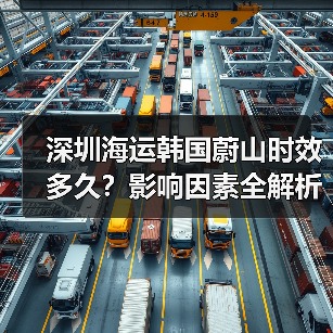 深圳海运韩国蔚山时效多久？影响因素全解析（图4）