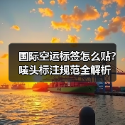国际空运标签怎么贴？唛头标注规范全解析（图2）