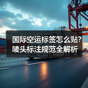 国际空运标签怎么贴？唛头标注规范全解析