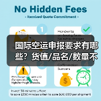 国际空运申报要求有哪些?货值/品名/数量不实会怎样?(图4) 国际空运申报要求有哪些?货值/品名/数量不实会怎样?(图4)