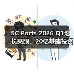 SC Ports 2026 Q1增长亮眼,20亿基建投资成效几何?(图3) SC Ports 2026 Q1增长亮眼,20亿基建投资成效几何?(图3)