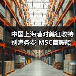 中国上海港对美征收特别港务费 MSC首艘船被罚560万元引热议（图4）