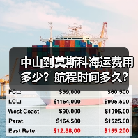 中山到莫斯科海运费用多少?航程时间多久?(图3) 中山到莫斯科海运费用多少?航程时间多久?(图3)