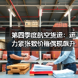 第四季度航空货运:运力紧张致价格偶现飙升成大概率事件(国际空运新闻资讯)(图1) 第四季度航空货运:运力紧张致价格偶现飙升成大概率事件(国际空运新闻资讯)(图1)