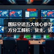 国际空运五大核心参与方分工解析：货主、货代、航司职责如何界定？（图1）