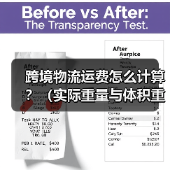 跨境物流运费怎么计算？（实际重量与体积重量的核算逻辑）（图4）