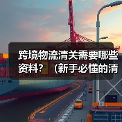 跨境物流清关需要哪些资料？（新手必懂的清关文件清单）（图3）