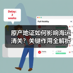 原产地证如何影响海运清关？关键作用全解析（图1）