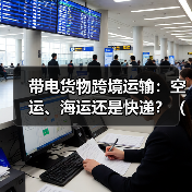 带电货物跨境运输：空运、海运还是快递？（合规要求与渠道推荐）（图2）