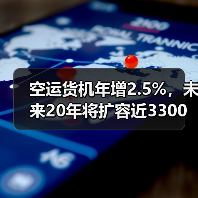 空运货机年增2.5%，未来20年将扩容近3300架（图3）