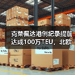 克莱佩达港创纪录提前达成100万TEU，北欧物流效率再升级？（图4）