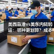 美西靠港vs美东内陆转运：哪种更划算？成本与时效全解析（图1）