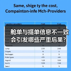 舱单与提单信息不一致会引发哪些严重后果？（图3）