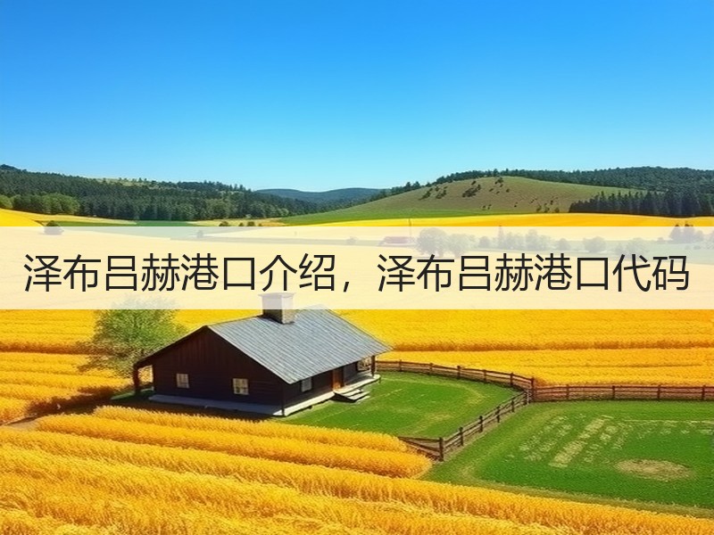 泽布吕赫港口介绍，泽布吕赫港口代码