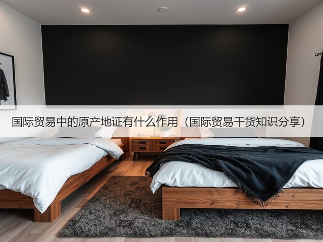 国际贸易中的原产地证有什么作用（国际贸易干货知识分享）(图3)