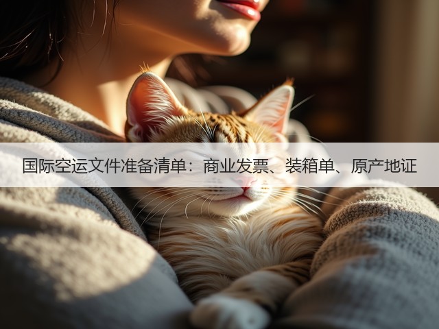 国际空运文件准备清单：商业发票、装箱单、原产地证(图1)