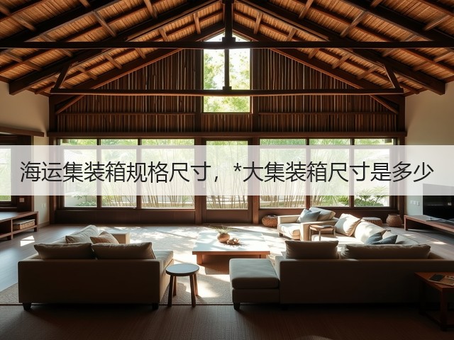 海运集装箱规格尺寸，*大集装箱尺寸是多少(图1)